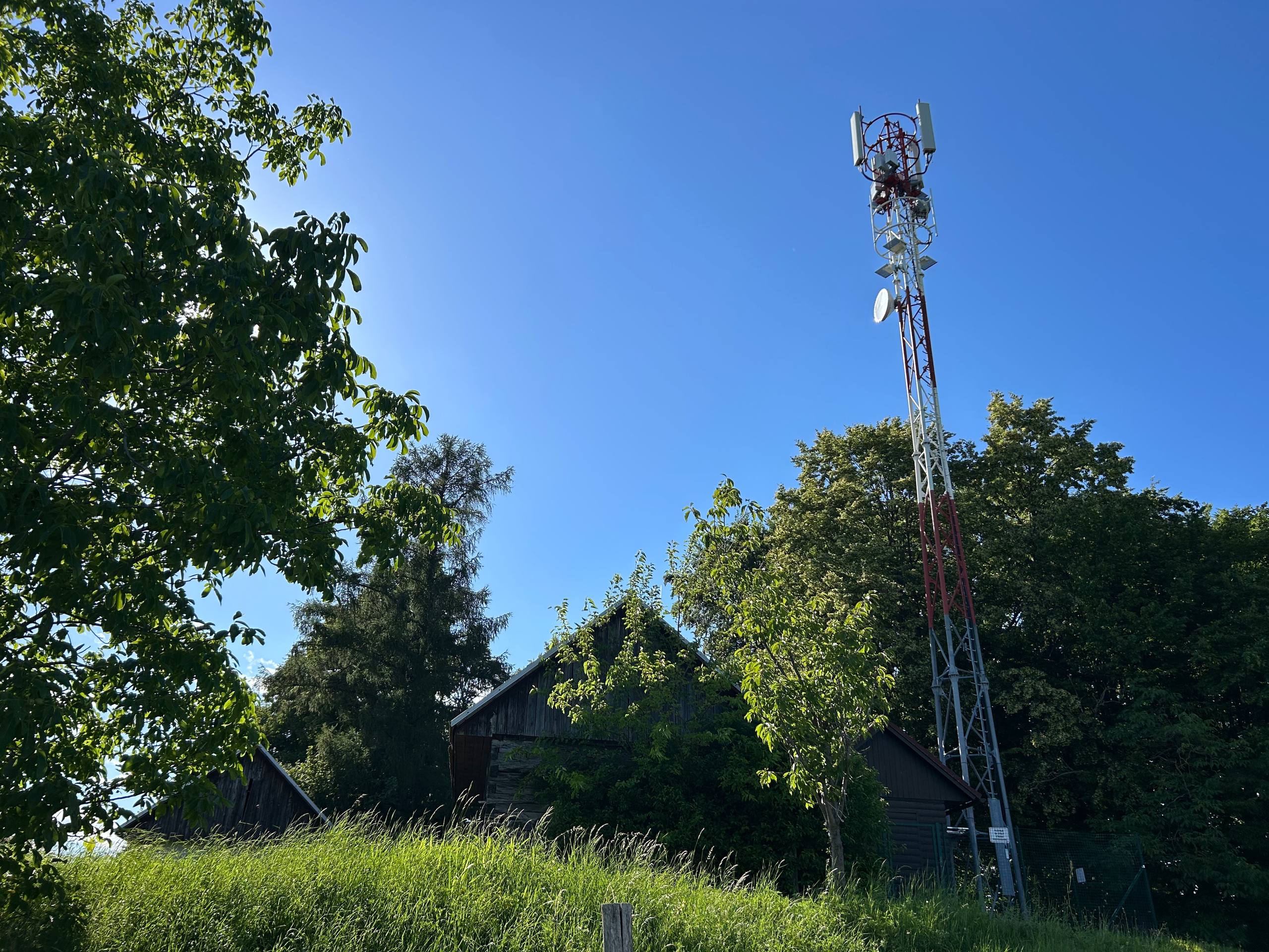 Obstoječi telekomunikacijski stolp z antenami v Gradiščaku